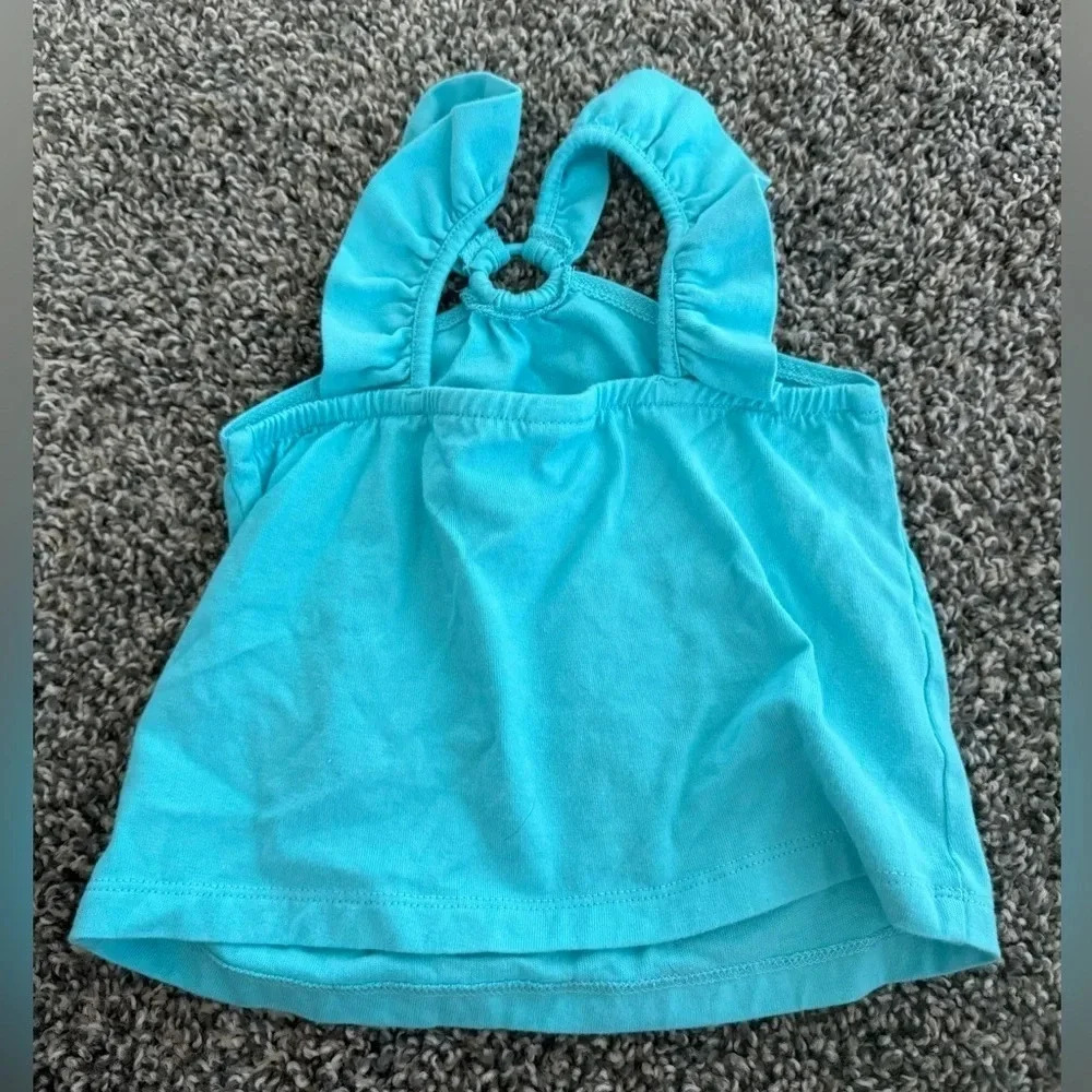 Janie and Jack RUFFLE HALTER RING TOP - Picture 3 of 4